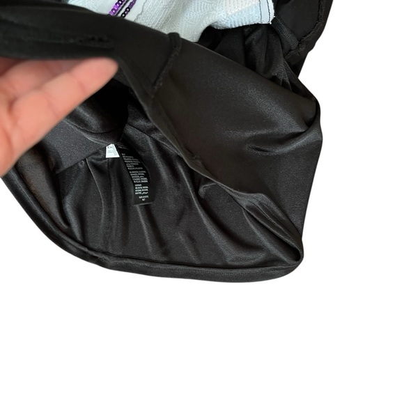 Bebe Black Stretchy Dress Women’s Medium Sequins Back Zipper - Picture 12 of 13